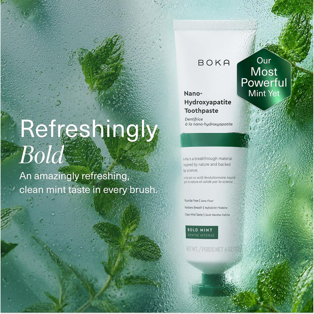 Boka Toothpaste - Nano Hydroxyapatite Toothpaste, Fluoride Free Toothpaste