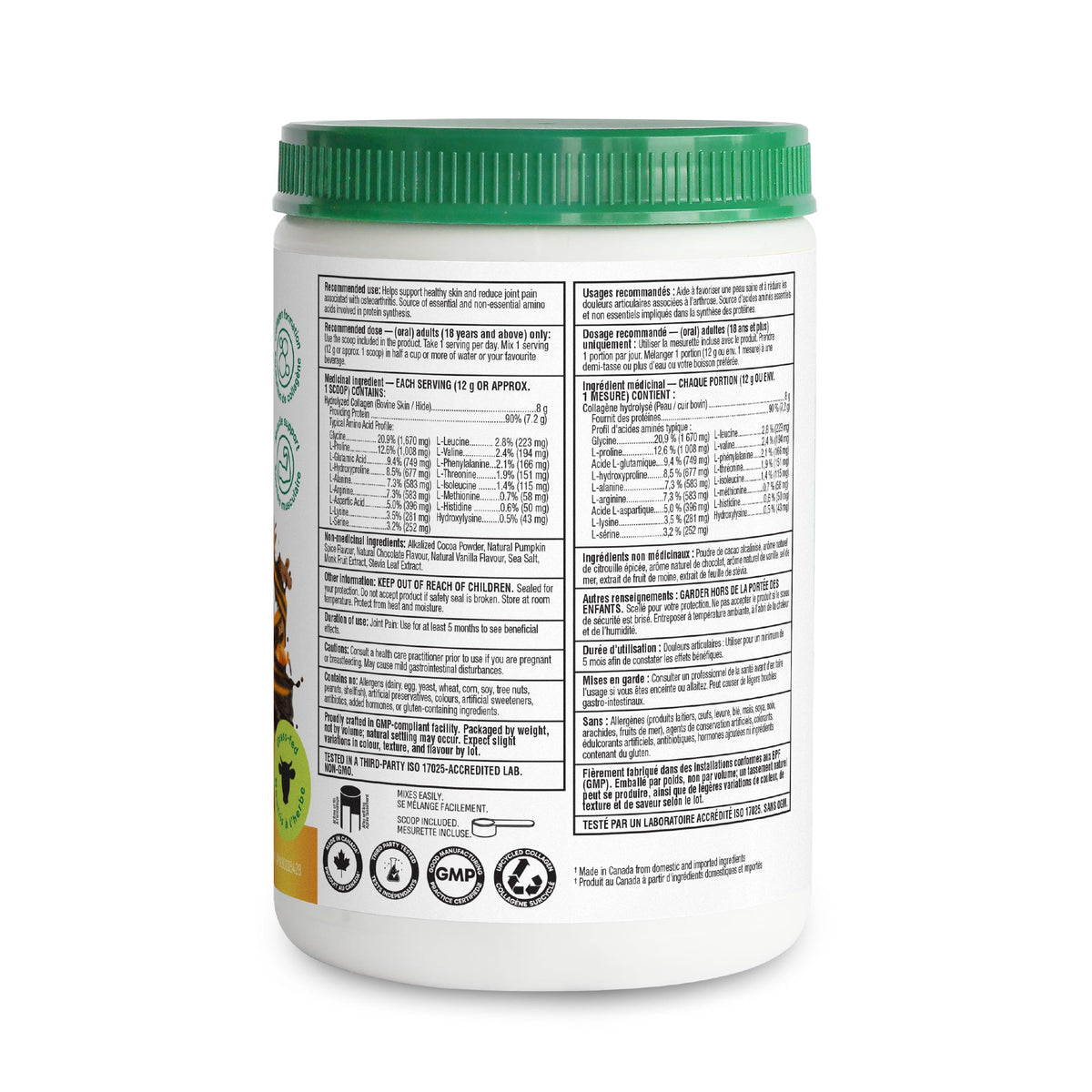 Organika Enhanced Collagen Peptides Powder (Type 1 & 3) | Unflavoured - 500g, 50 servings