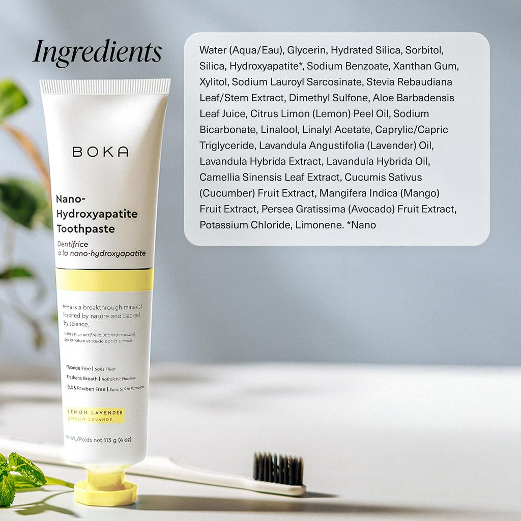 Boka Toothpaste - Nano Hydroxyapatite Toothpaste, Fluoride Free Toothpaste