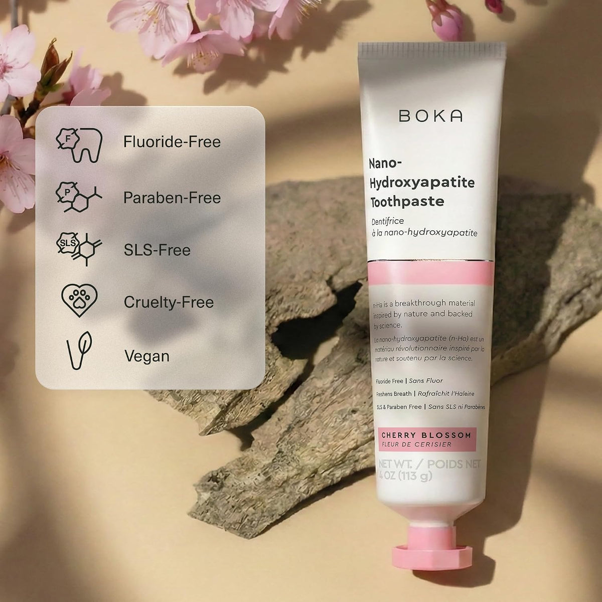Boka Toothpaste - Nano Hydroxyapatite Toothpaste, Fluoride Free Toothpaste
