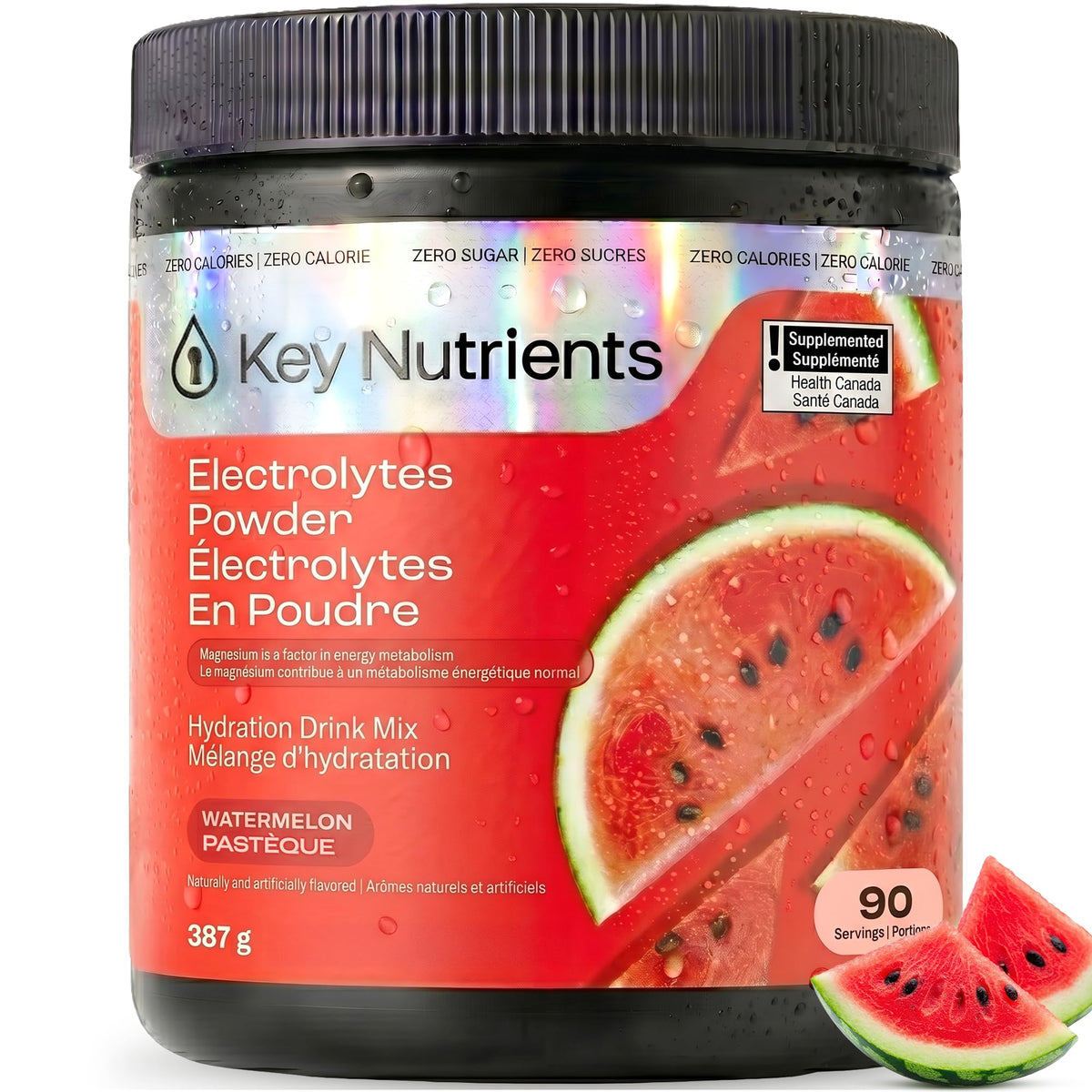 KEY NUTRIENTS Multivitamin Electrolytes Powder, Lemonade, 90 Servings