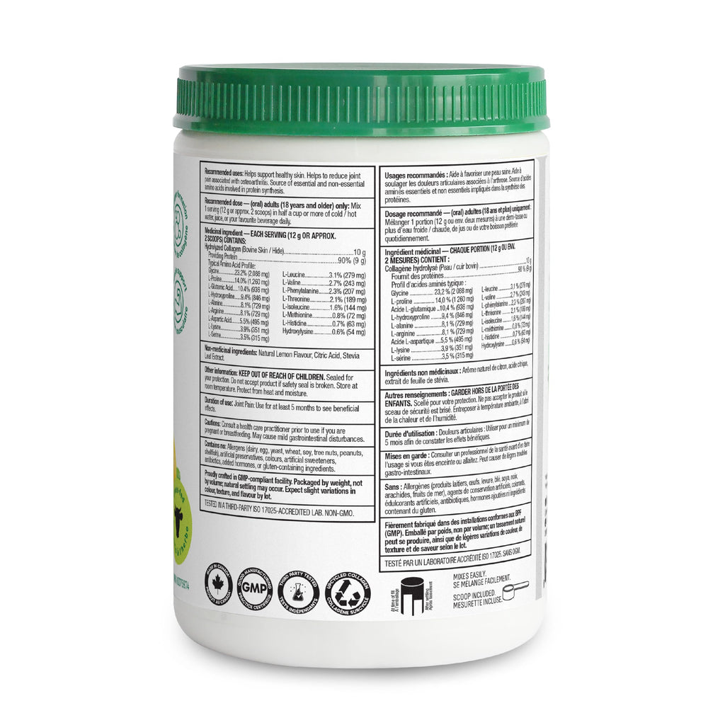 Organika Enhanced Collagen Peptides Powder (Type 1 & 3) | Unflavoured - 500g, 50 servings