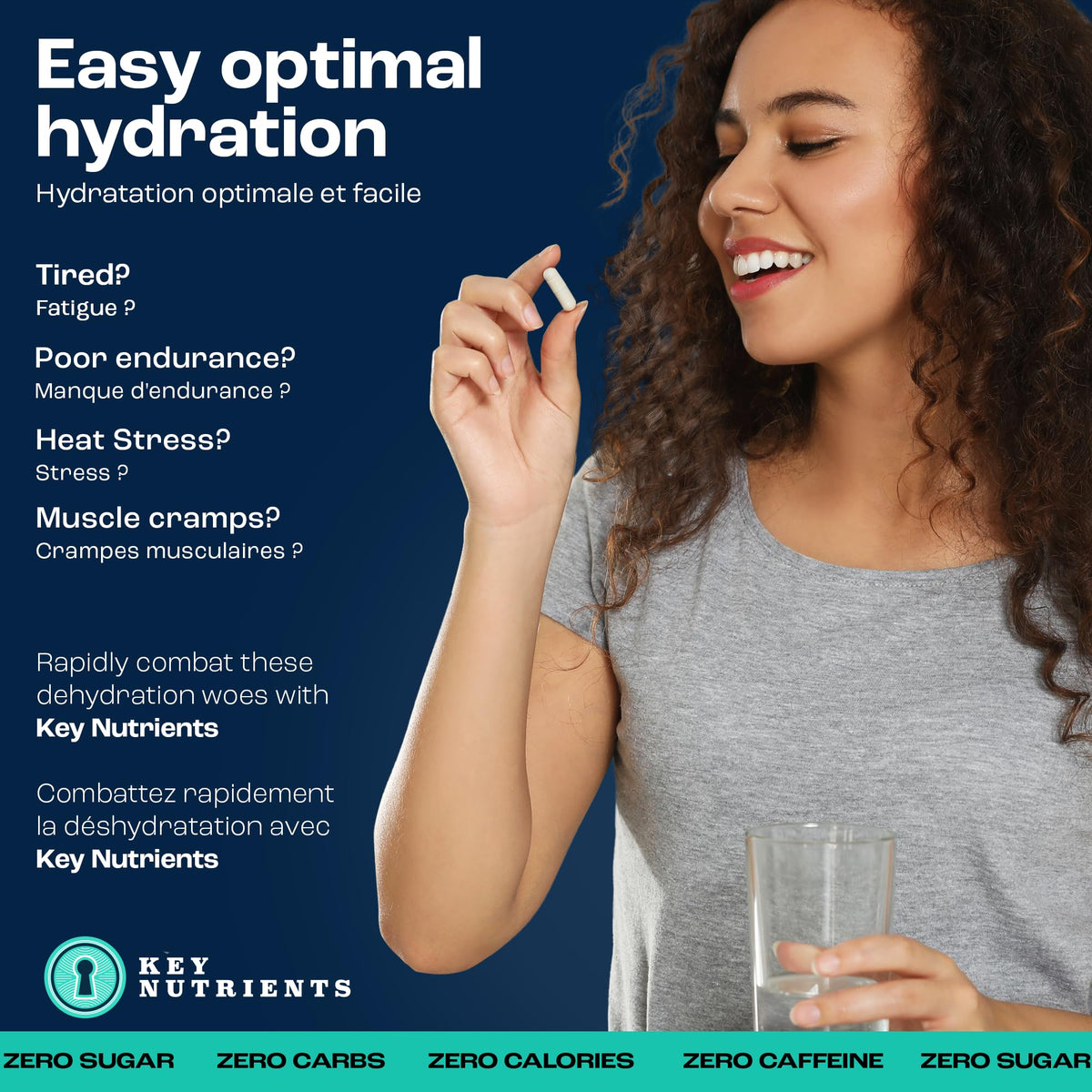 KEY NUTRIENTS Multivitamin Electrolytes Powder, Lemonade, 90 Servings